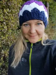 Frau mit Mütze