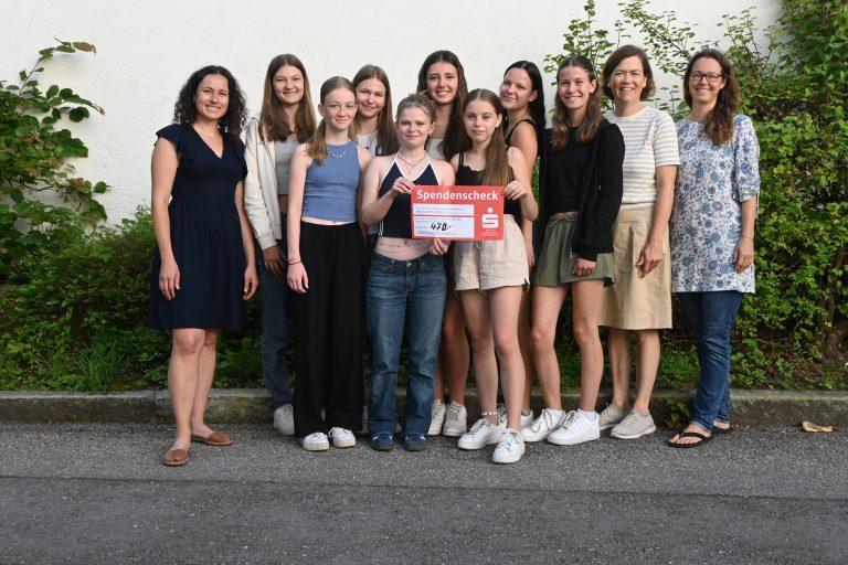 Grashüpfer aus Babensham spenden 470 € für unser Projekt Calle Fría, Kolumbien