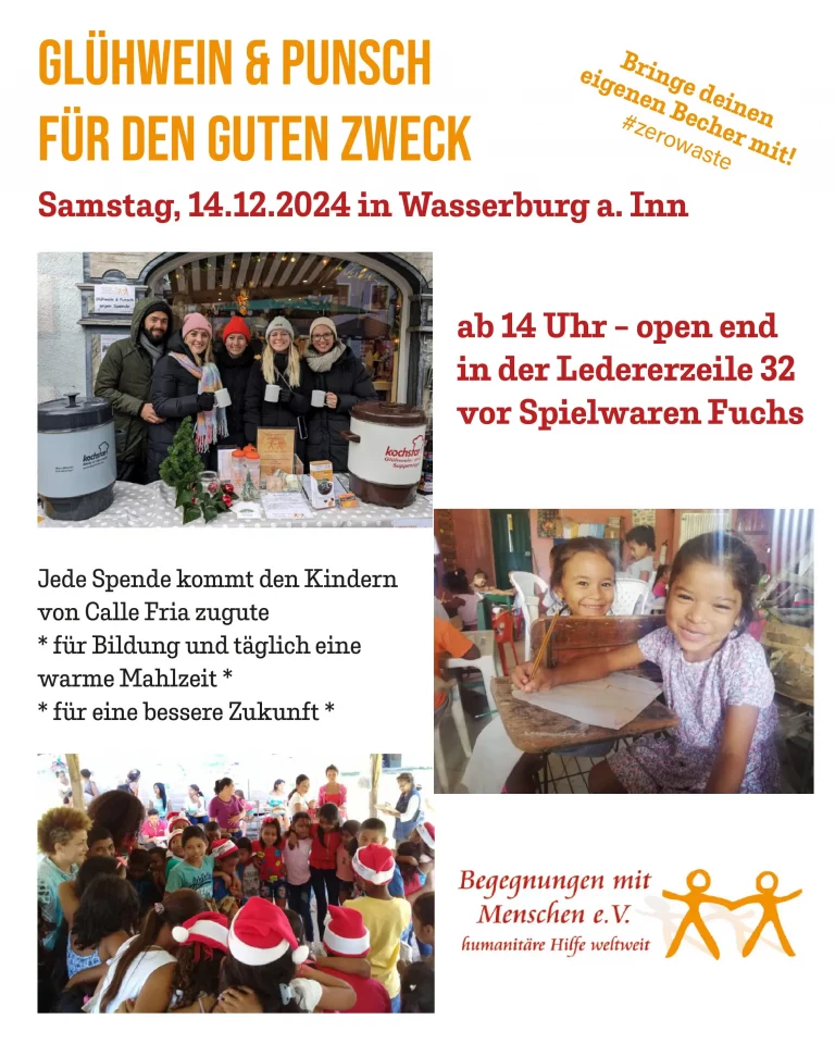 14.12.2024 in Wasserburg – Glühwein & Punsch für den guten Zweck