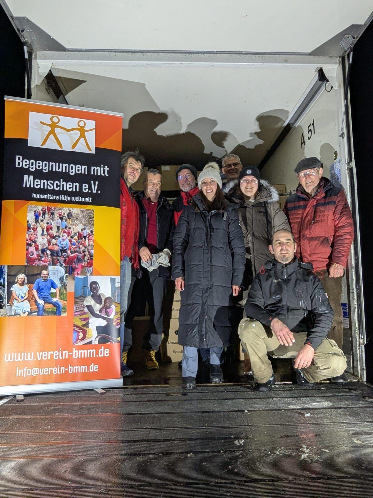 Mehr über den Artikel erfahren LKW mit Hilfsgüter in der Ukraine angekommen