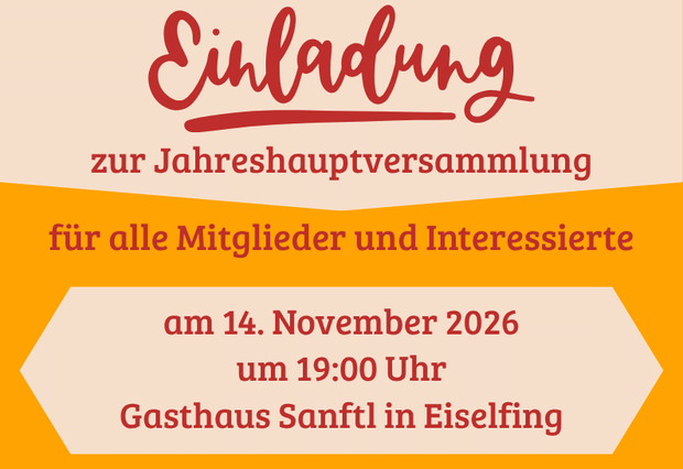 BMM Jahreshauptversammlung | 14.11.2026